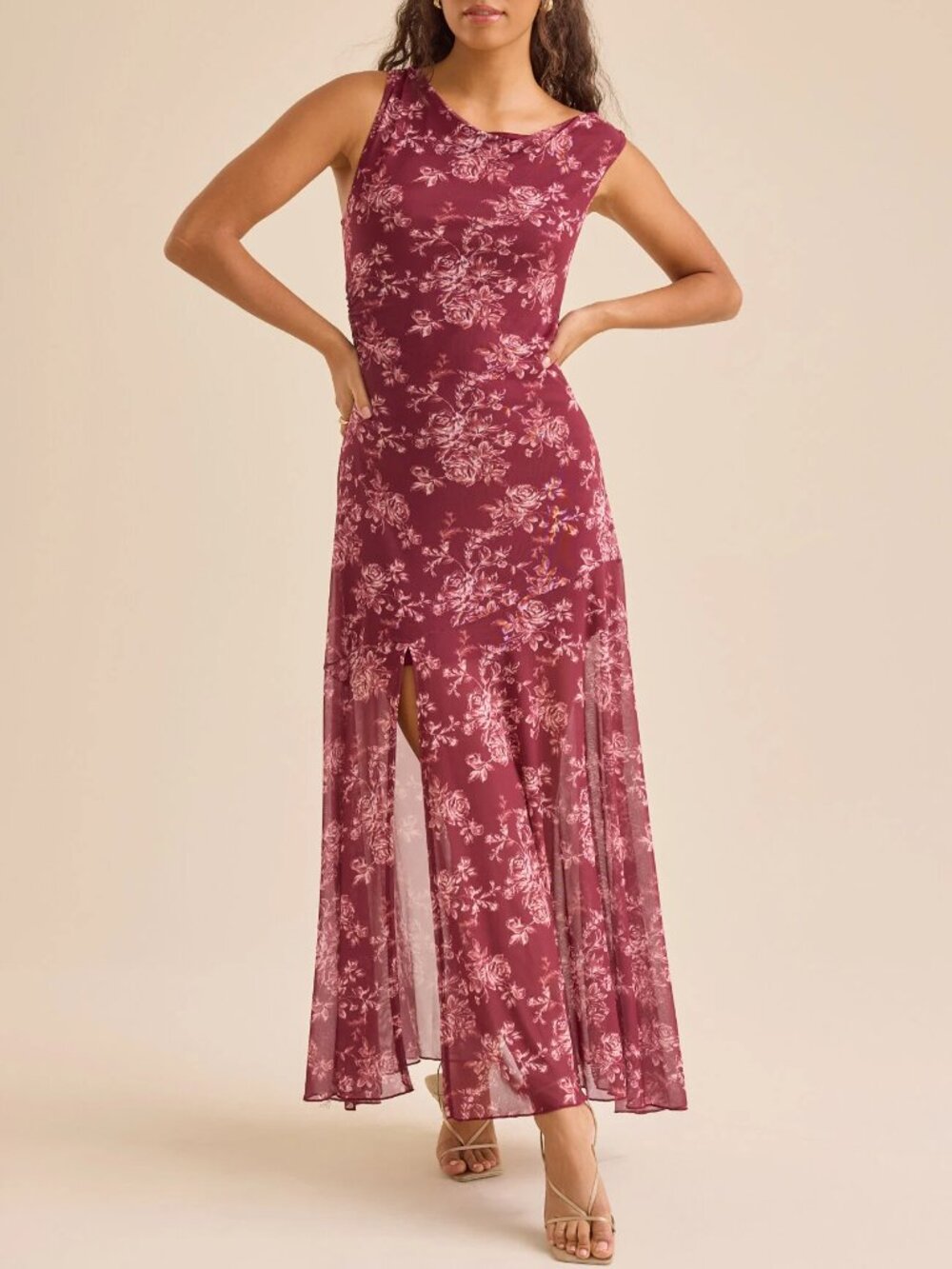 NWOT Altar'd State Cooper Floral Maxi Dress